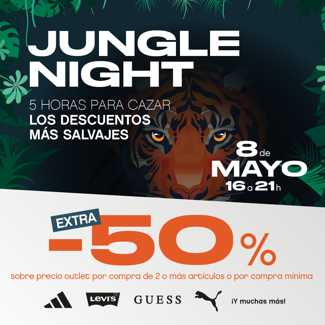 Tigre con hojas jungle